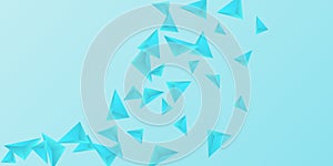 Triangular background. Abstract composition of 3d triangles.