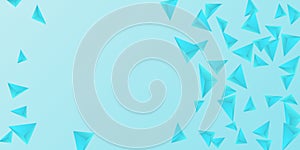 Triangular background. Abstract composition of 3d triangles.