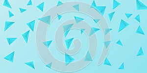 Triangular background. Abstract composition of 3d triangles.