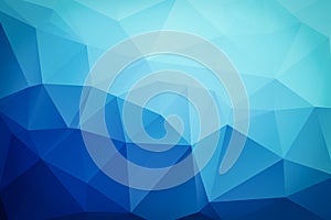 Triangular blue abstract background