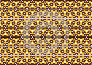 Triangular brown-orange textile pattern