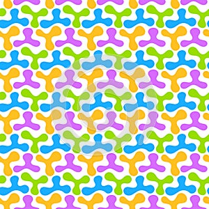 Triangular Candy Gums Seamless Pattern