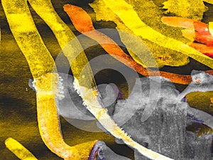 Triangular Design Elements. Child Rough