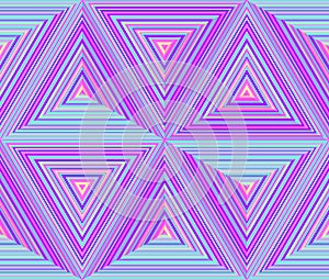 Triangular dimensions, abstract geometric repeatable background.