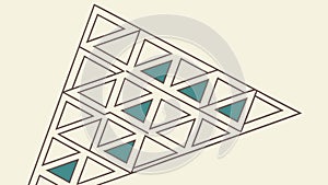 Triangular Geometric Pattern Abstract Modern Design Background, vector design Generative AI