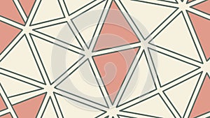 Triangular geometric pattern, dynamic abstract background, vector design Generative AI