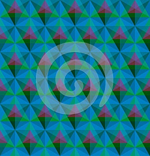 Triangular geometric seamless pattern