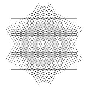 Triangular grid vector seamless pattern. Subtle thin lines texture, delicate minimalist lattice, mesh, net, triangles,