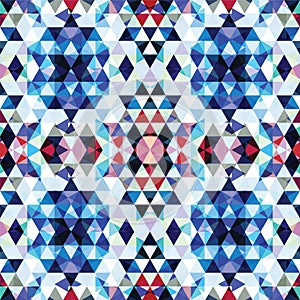 Triangular Mosaic Colorful BackgroundÂŒ