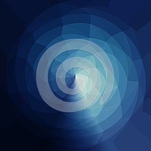 Triangular Pattern in Sphere. Color Spectrum Geometric Pattern.