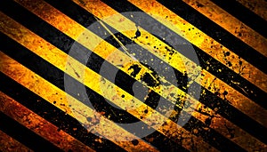 Warning Chart Grunch Texture illustration, Attention sign image