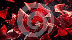 The Flying Red Chips.AI generated image