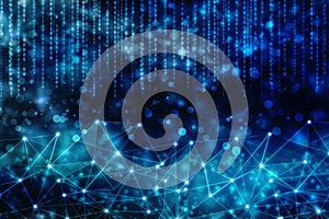 Digital Abstract technology background, Binary Background, futuristic background, cyberspace Concept