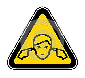 Triangular Warning Hazard Symbol