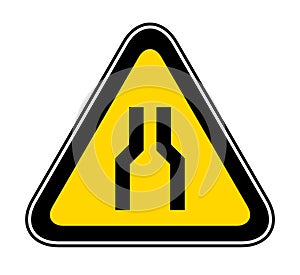 Triangular Warning Hazard Symbol