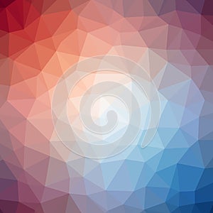 Triangulated purple blue gradient background image