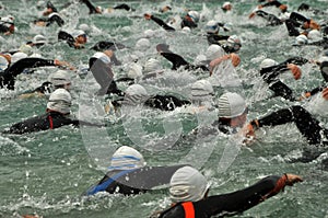 Triathletes