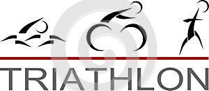 Triathlon pictogram