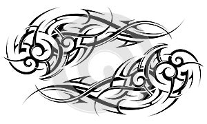 Tribal art tattoo design