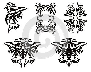 Tribal bird elements