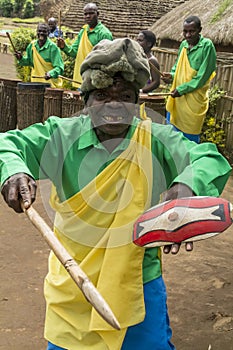 Tribal dancer rwanda