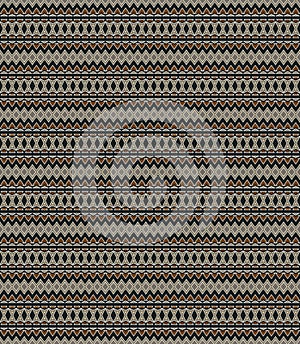 Tribal Diamond Stripe Chain Fence Geometric Pattern.Vector Ethnic Seamless Background Texture.Digital Pattern Design Decoration