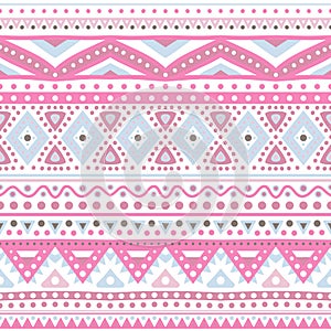 Tribal ethnic seamless stripe pattern. Vector illustration