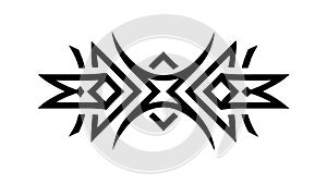 Tribal Geometric Pattern Design Element, vector design Generative AI