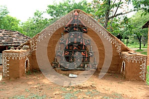 Tribal God at Shilpgram, Udaipur