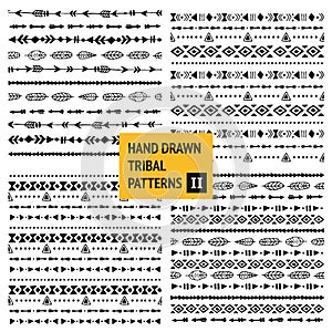 Tribal hand drawn backgrounds