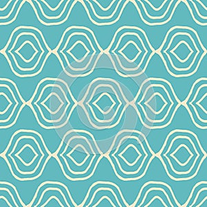 Tribal Ikat Vector Chevron Indian Seamless Pattern