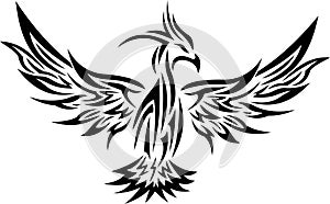 Tribal Phoenix Tattoo 2