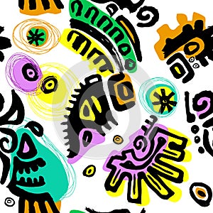 Tribal seamless background