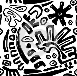 Tribal seamless background