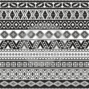 Tribal seamless pattern photo