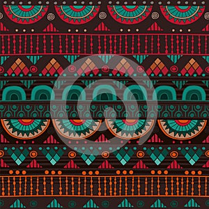 Tribal seamless pattern photo