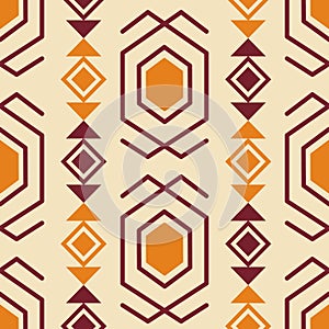 Tribal southwestern native american navajo seamless pattern