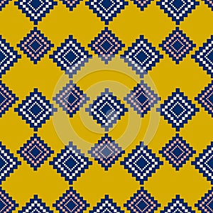 Tribal southwestern native american navajo seamless pattern