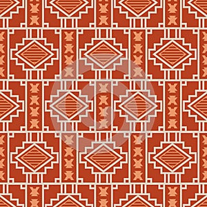 Tribal southwestern native navajo seamless pattern