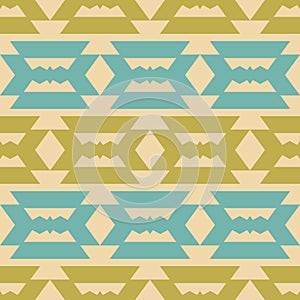 Tribal Southwestern Navajo Folk Seamless Pattern