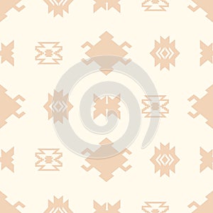 Tribal Southwestern Navajo Quilt Seamless Pattern