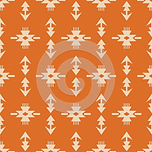 Tribal Southwestern Navajo Quilt Seamless Pattern