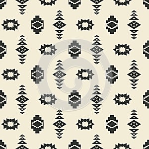 Tribal Southwestern Navajo Quilt Seamless Pattern