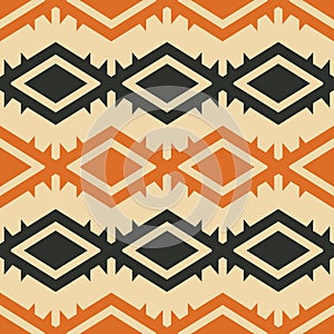 Tribal Southwestern Navajo Quilt Seamless Pattern