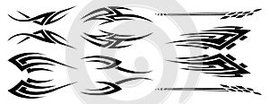 Tribal style car graphics