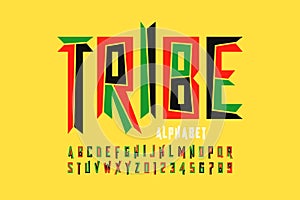 Tribal style font