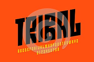 Tribal style font