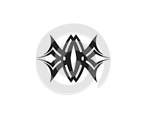 Tribal tatto vector templates