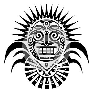 Tribal Tattoo Aztec Design Elements Set Pack