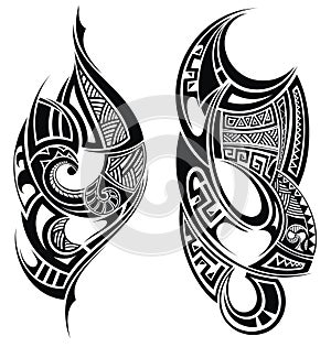 Tribal tattoo elements photo